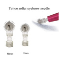 Newest Disposable Roller Microblading Needle Tattoo Eyebrows Fog Embroidery Pin For Permanent Makeup Micro Manual Pens